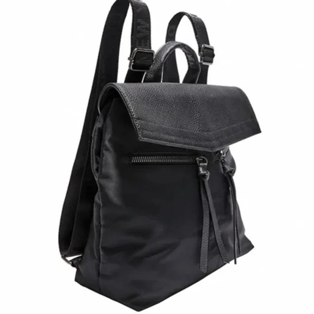 Botkier New York Nylon Backpack - Black - 9 x 11 x 3.5” - Picture 2 of 11